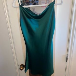 Princess Polly Mini Dress Satin, Size Small Or 2